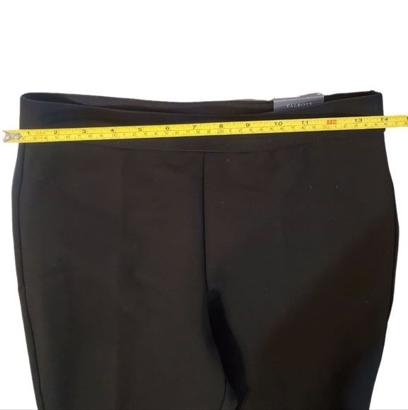 Talbots Black High Waisted Skinny Leg‎ Ankle Pants Size 8P - Picture 4 of 8